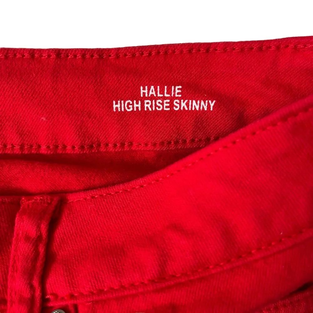Velvet Heart Red High Rise Jeans - Picture 5 of 9